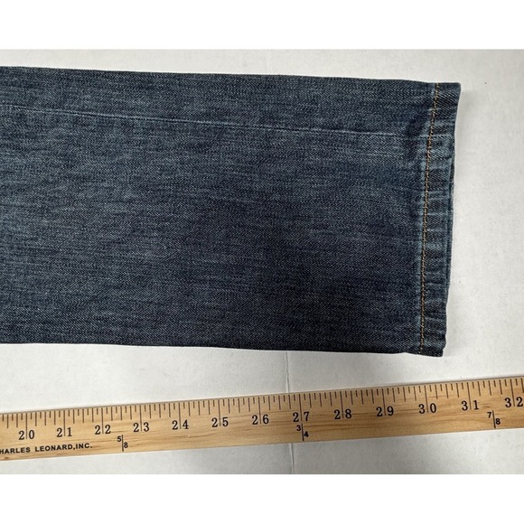 Joe's Jeans Slouched Straight Ankle Fit Jeans Men's 32 33X31 Denim Whiskers EUC - Picture 7 of 11